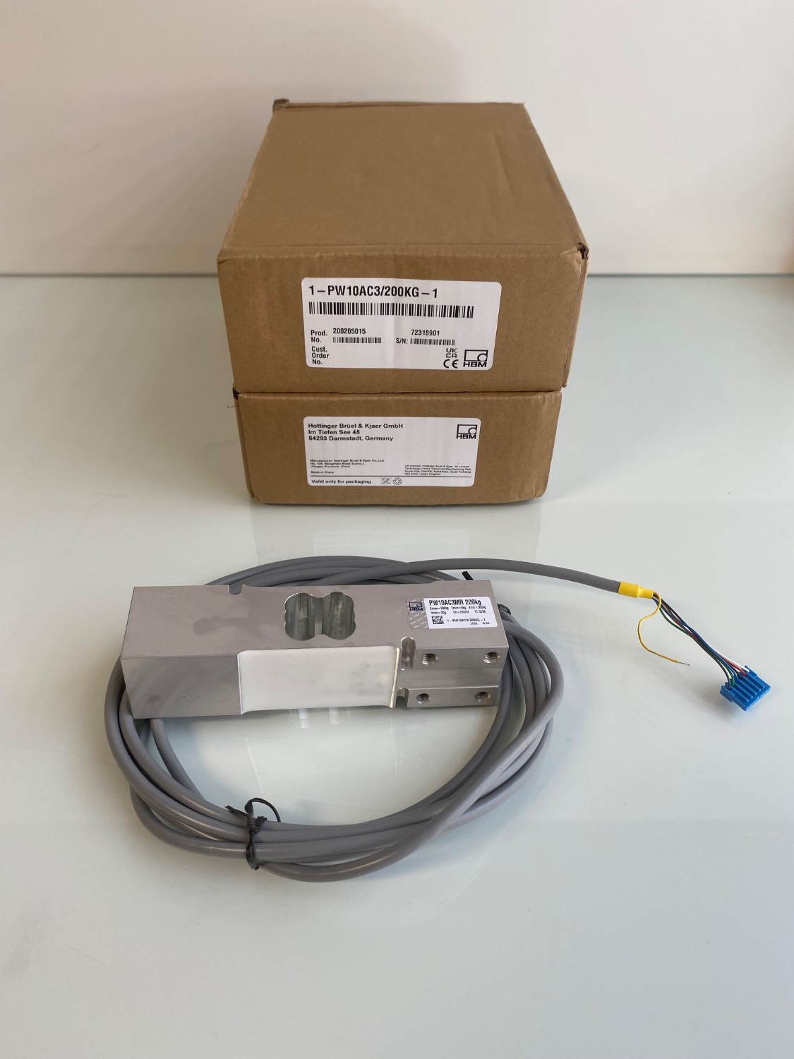 PW10AC3MR-HBM Loadcell - لودسل تک نقطه ای